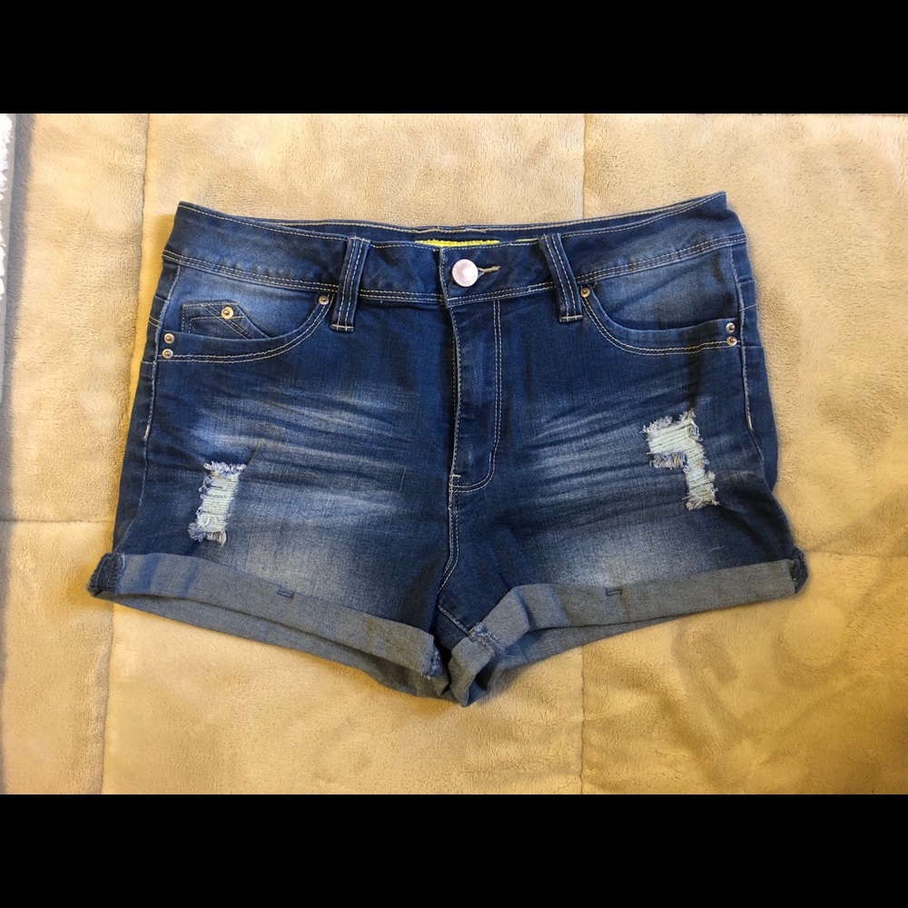 Women Jean Shorts Medium Wash